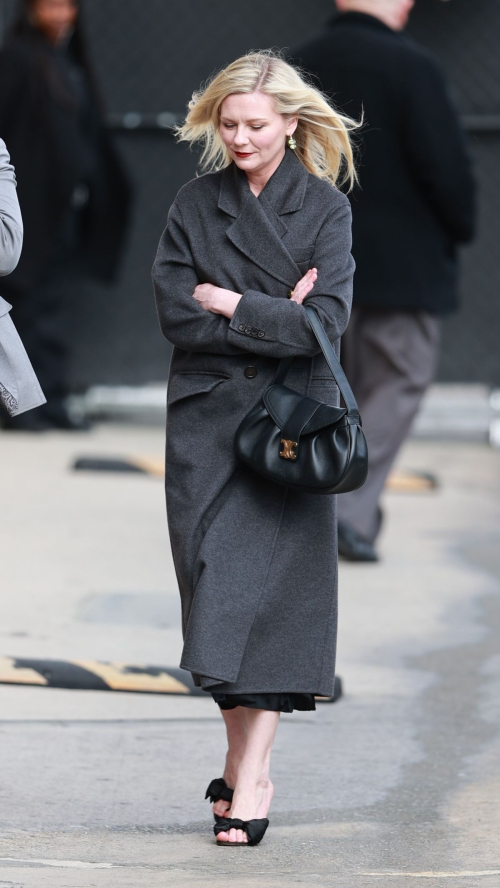 Kirsten Dunst Arrives at Jimmy Kimmel Live in Hollywood 4