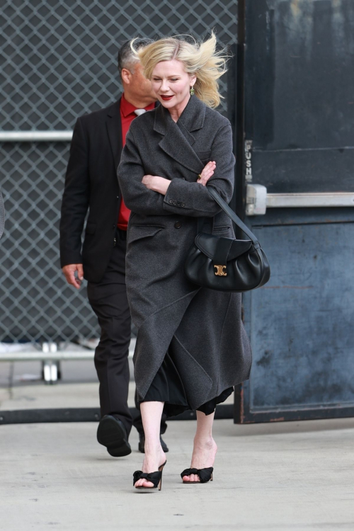 Kirsten Dunst Arrives at Jimmy Kimmel Live! in Los Angeles 2