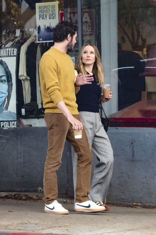 Kristen Bell and Adam Brody Filming Erin Foster Series in Los Feliz