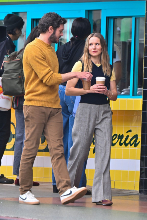 Kristen Bell and Adam Brody Filming Erin Foster Series in Los Feliz 2