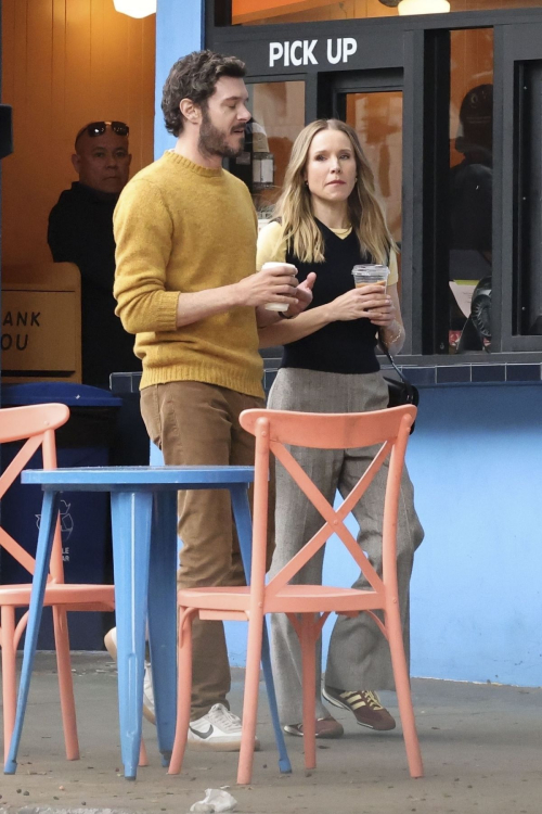 Kristen Bell and Adam Brody Filming Erin Foster Series in Los Feliz 4