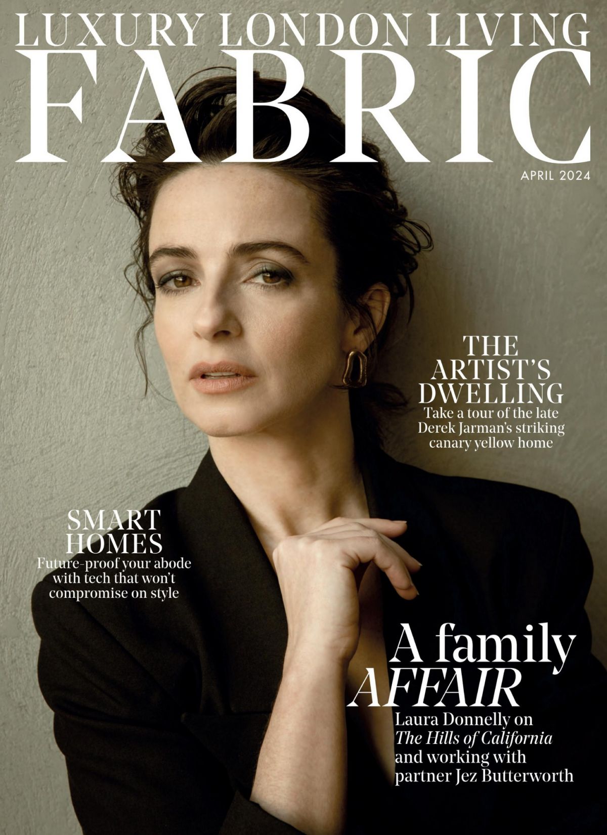 Laura Donnelly for Luxury London Living Fabric April 2024