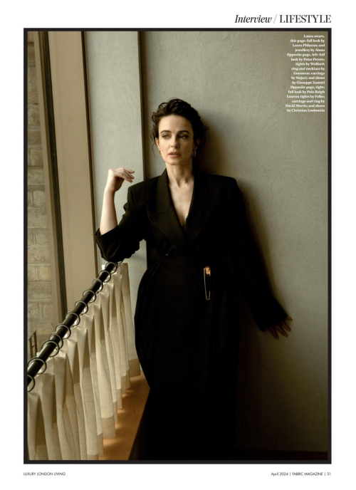 Laura Donnelly for Luxury London Living Fabric April 2024 4