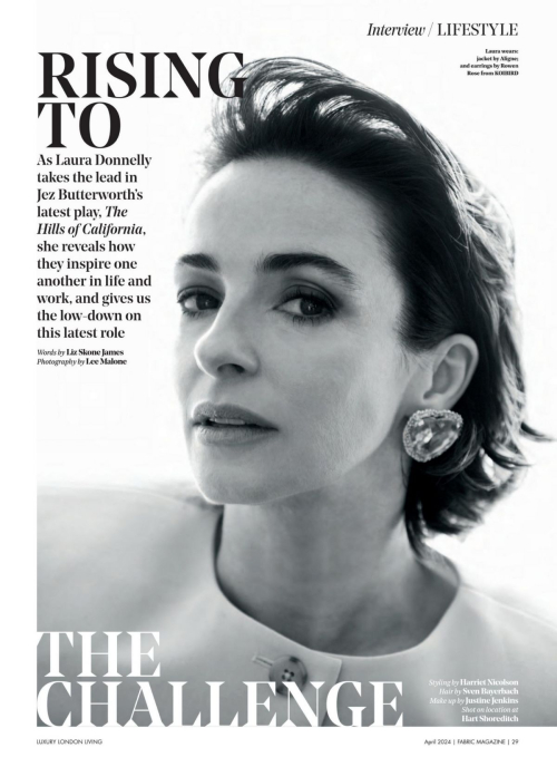 Laura Donnelly for Luxury London Living Fabric April 2024 5