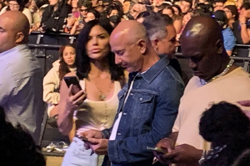 Lauren Sanchez and Jeff Bezos at Coachella Valley Music and Arts Festival 2