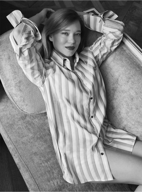 Lea Seydoux Featured in Harper