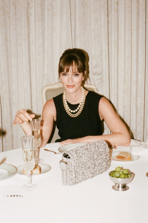 Leighton Meester Promotes St. John and Edie Parker Collection 6