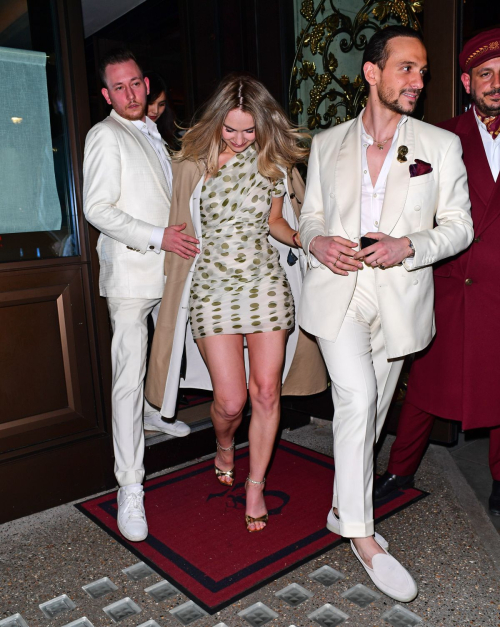 Lily James Leaves Her 35th Birthday Party at Apollo’s Muse Members Club in London 1