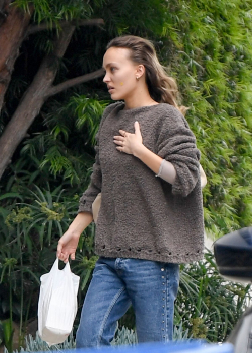 Lily Rose Depp Visits a Friend in Los Angeles 3