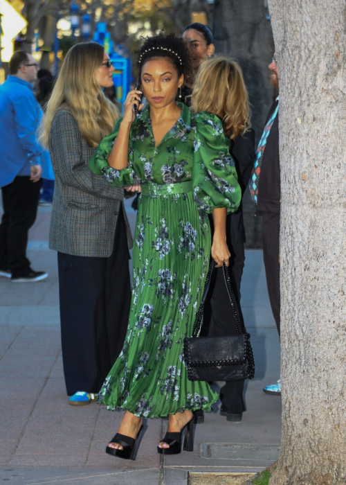 Logan Browning Spotted at Challengers Premiere in Los Angeles 5