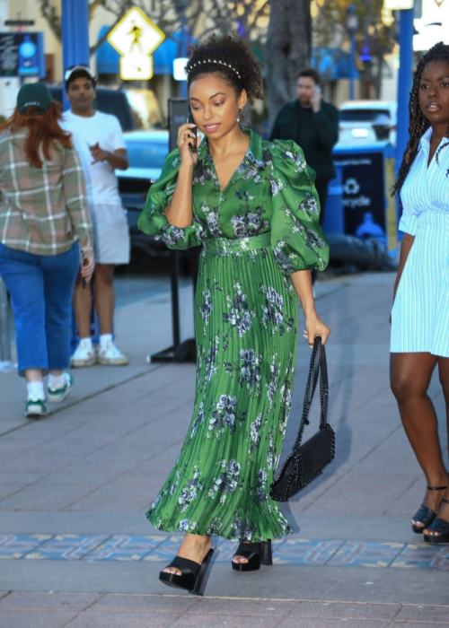 Logan Browning Spotted at Challengers Premiere in Los Angeles 6