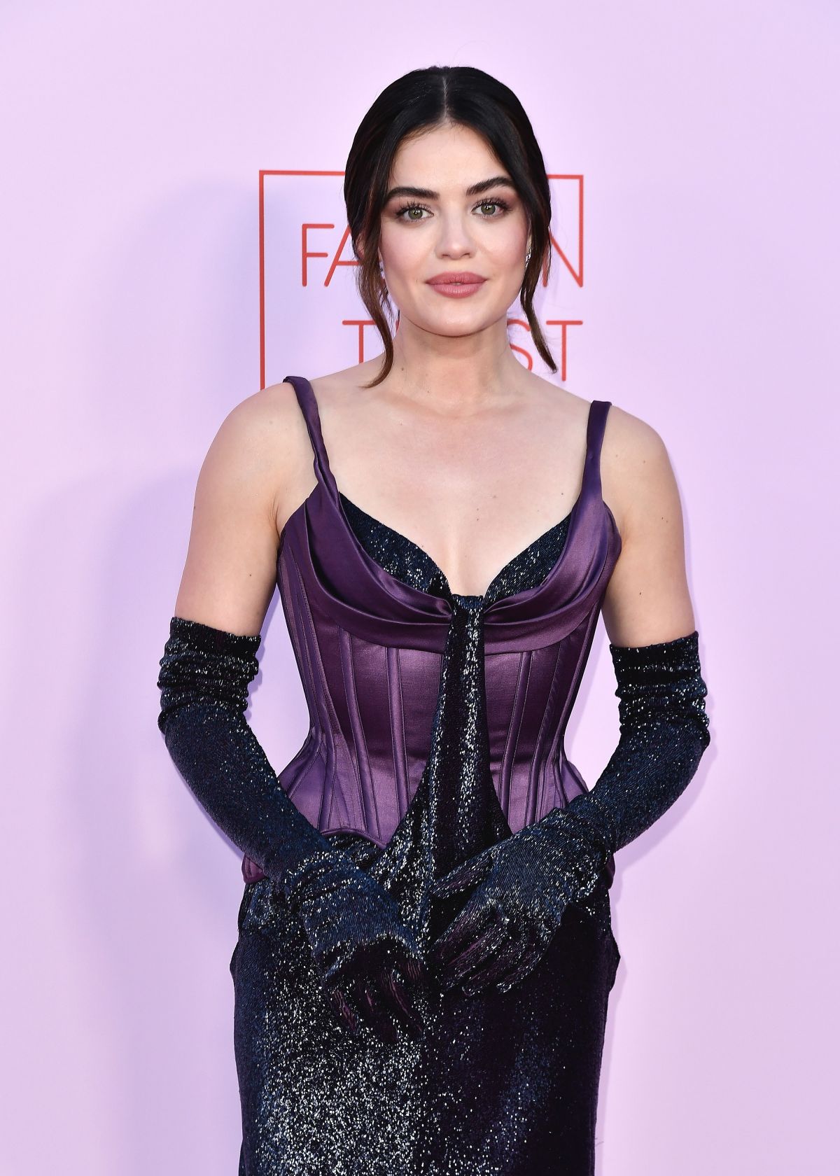 Lucy Hale Spotted at Fashion Trust U.S. Awards in Beverly Hills