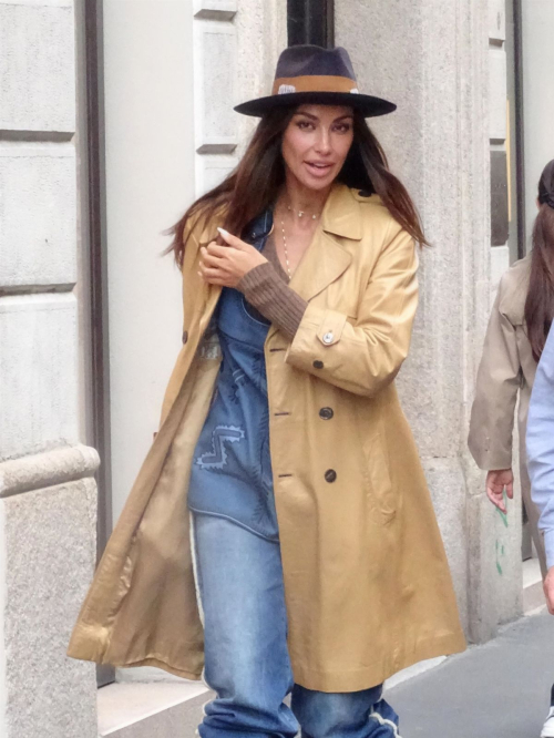 Madalina Ghenea Out Shopping at Damiani in Milan 1