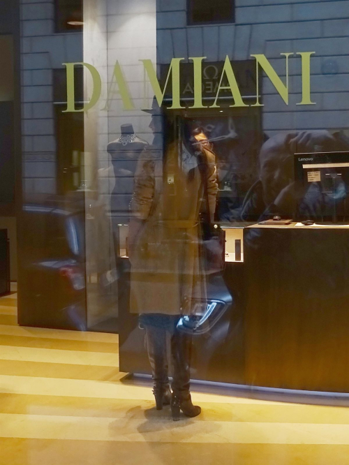 Madalina Ghenea Out Shopping at Damiani in Milan 3