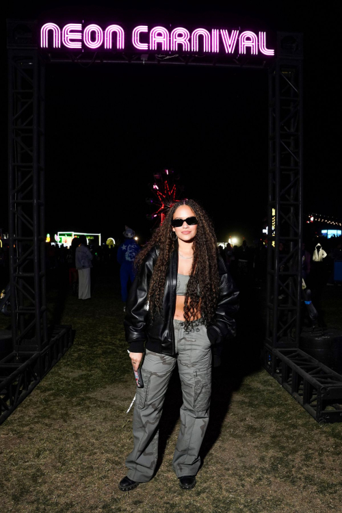 Madison Pettis Attends Neon Carnival Presented by Liquid I.V.