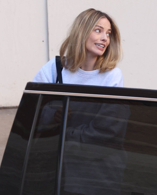 Margot Robbie On Set of A Big Bold Beautiful Journey in Los Angeles