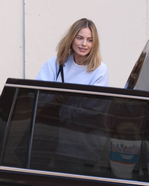 Margot Robbie On Set of A Big Bold Beautiful Journey in Los Angeles 1