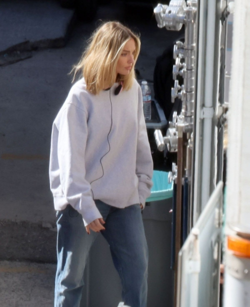 Margot Robbie On Set of A Big Bold Beautiful Journey in Los Angeles 2