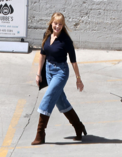 Margot Robbie on Set of A Big Bold Beautiful Journey in Los Angeles 1