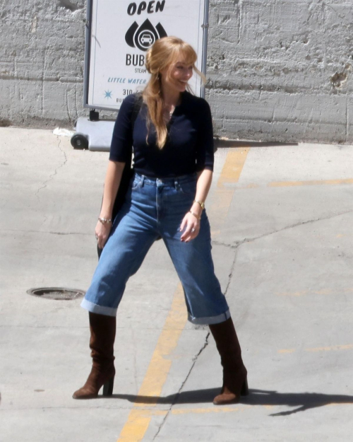 Margot Robbie on Set of A Big Bold Beautiful Journey in Los Angeles 5