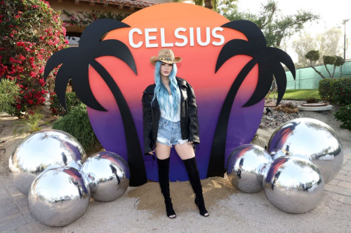 Megan Fox at Celsius Cosmic Desert Event at Coachella