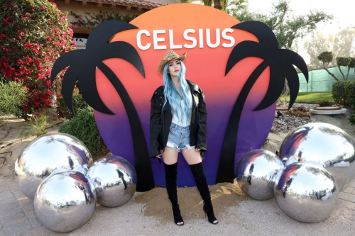 Megan Fox at Celsius Cosmic Desert Event at Coachella 3