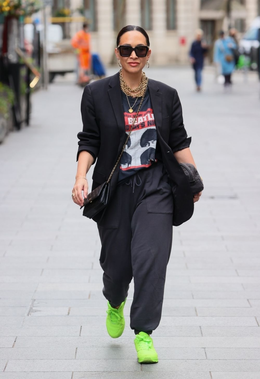 Myleene Klass Arrives at Smooth Radio Studio in London