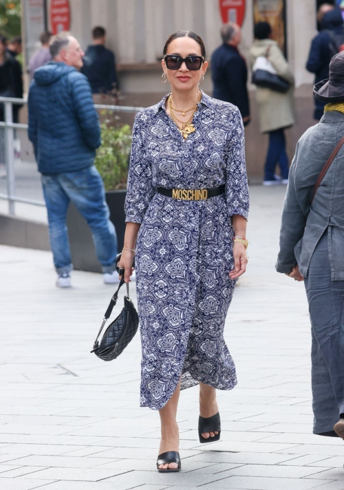 Myleene Klass at Smooth Radio in London 1