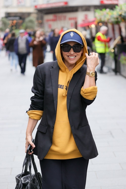 Myleene Klass Leaves Smooth Radio in London 2