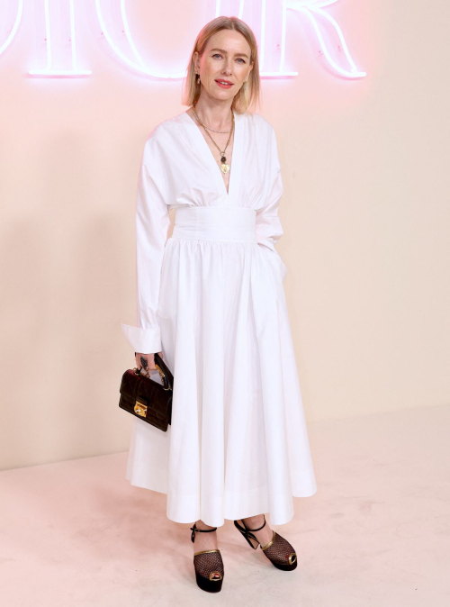 Naomi Watts at Dior Fashion Show in Brooklyn Museum