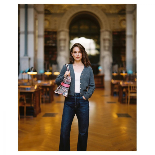 Natalie Portman at Dior Book Tote Club Event in Paris April 2024 1