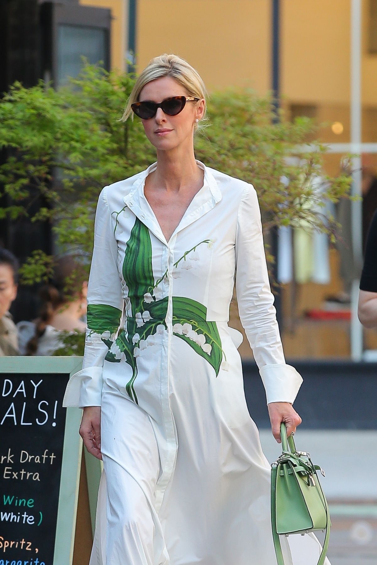 Nicky Hilton Stuns in Floral Dress on New York Outing