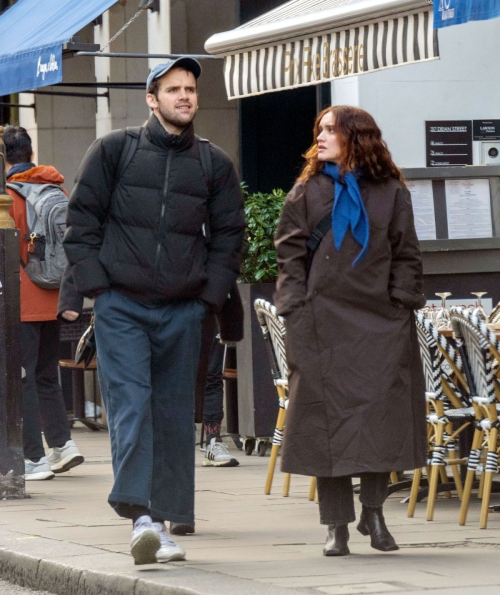 Olivia Cooke and Ralph Davis Out in London