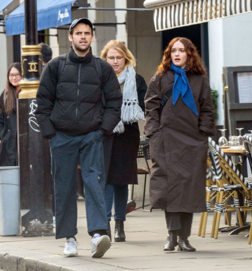 Olivia Cooke and Ralph Davis Out in London 3