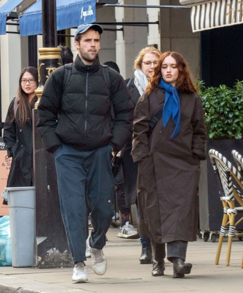 Olivia Cooke and Ralph Davis Out in London 4