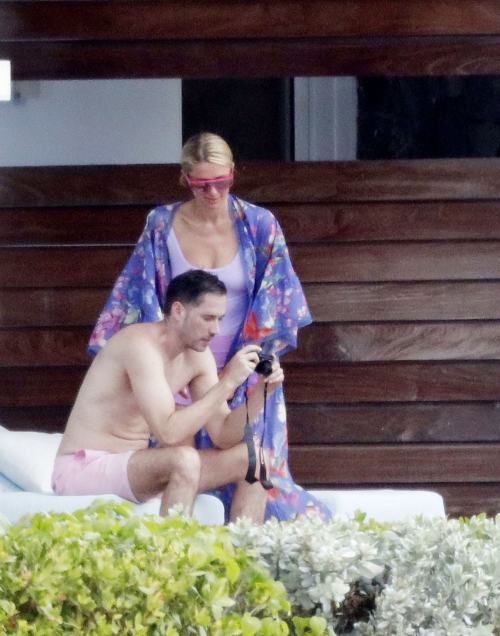 Paris Hilton and Carter Reum on Vacation in St. Barts