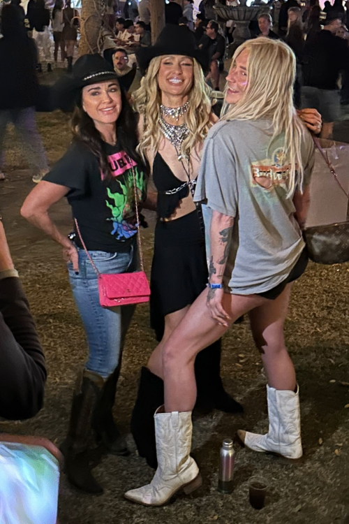 Paris Hilton, Kesha, and Kyle Richards at Coachella Music Festival 3