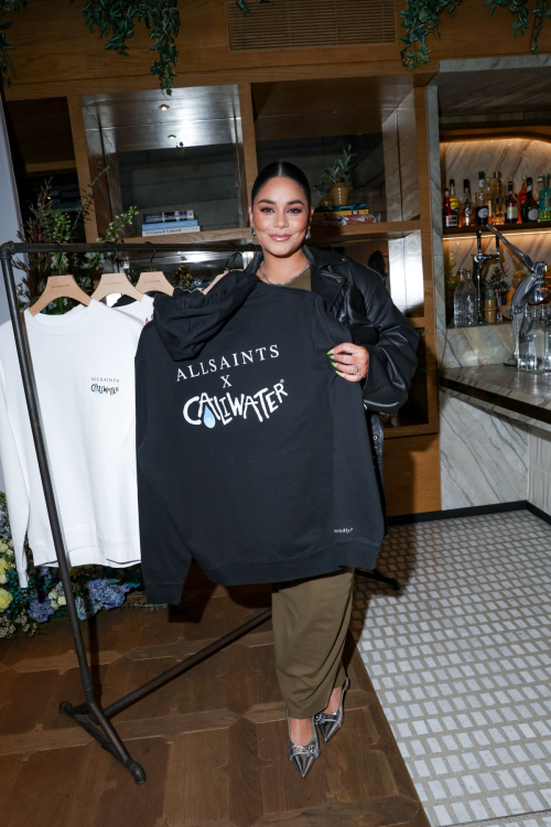 Pregnant Vanessa Hudgens at Allsaints Capsule Collection Launch in Los Angeles 1