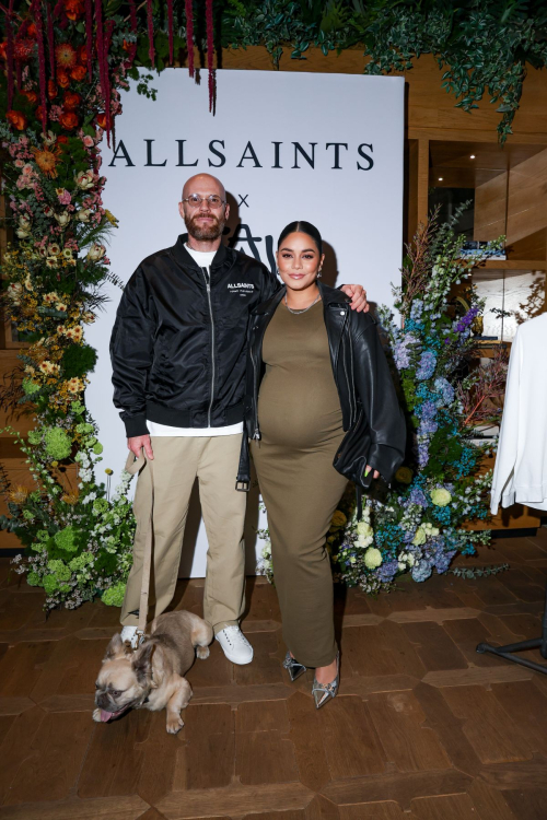 Pregnant Vanessa Hudgens at Allsaints Capsule Collection Launch in Los Angeles 2