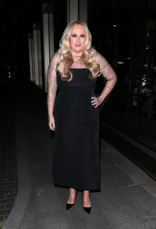 Rebel Wilson Leaves An Evening with Rebel Wilson at Palladium Theatre in London 1