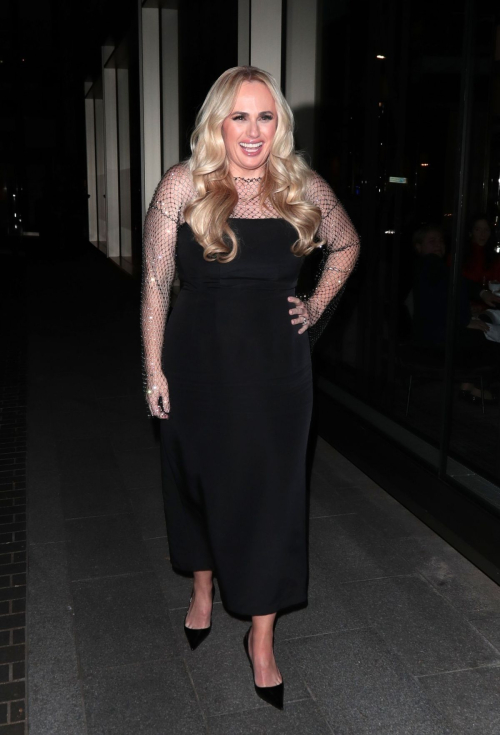 Rebel Wilson Leaves An Evening with Rebel Wilson at Palladium Theatre in London 2