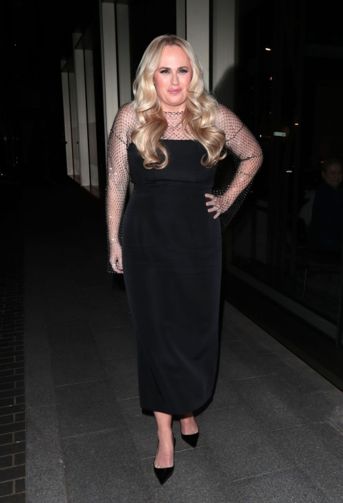 Rebel Wilson Leaves An Evening with Rebel Wilson at Palladium Theatre in London 3