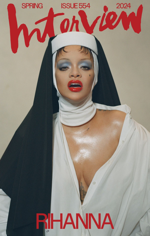 Rihanna Featured in Interview Magazine Spring 2024