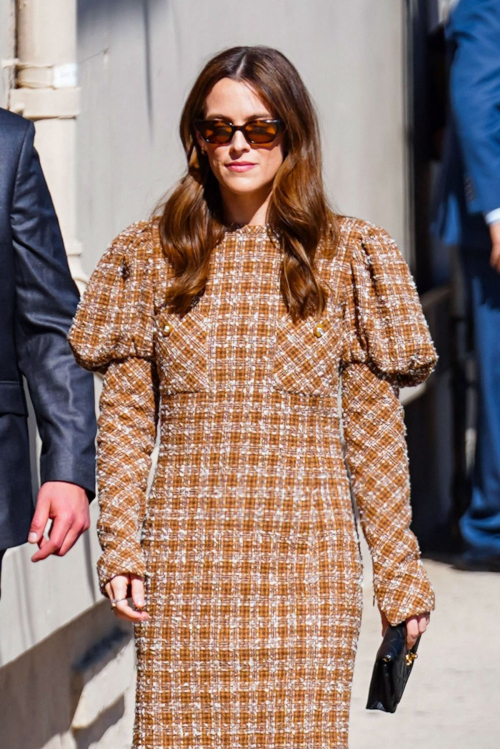 Riley Keough Arrives at Jimmy Kimmel Live in Los Angeles