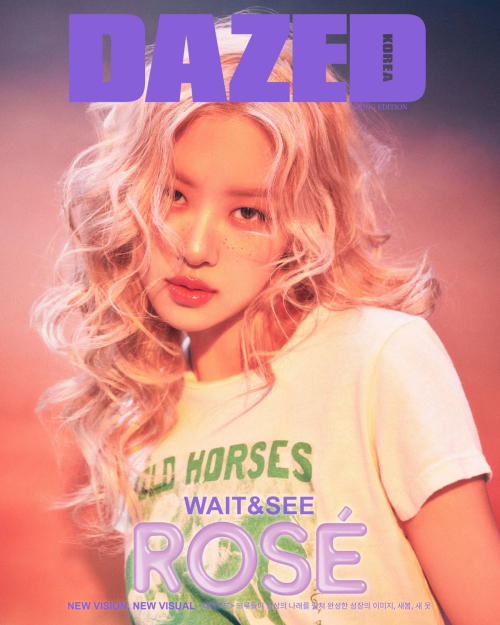 Rose Features in Dazed Korea Spring 2024 3