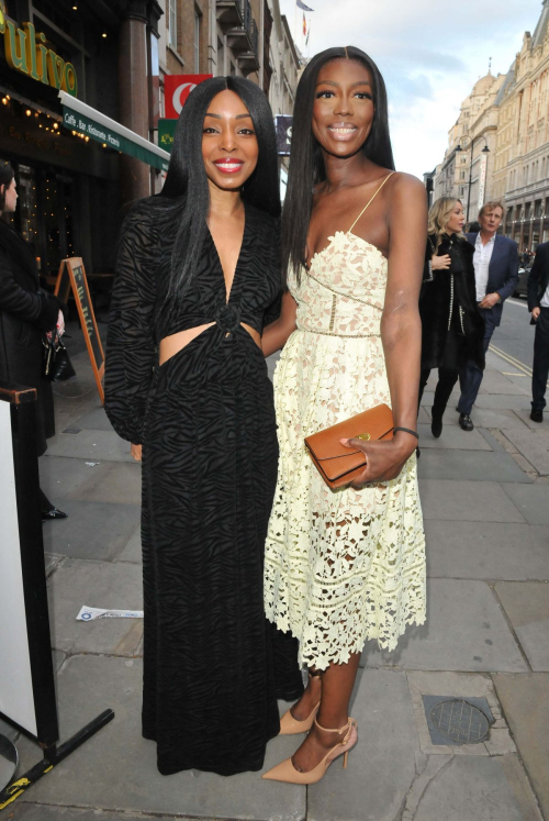 Sabrina Washington and Claudia-Liza Vanderpuije at With All Our Hearts Gala Night in London 2