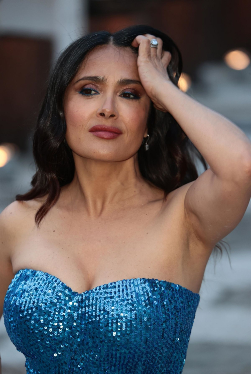 Salma Hayek Mathilde Pinault and François-Henri Pinault Out in Venice 2