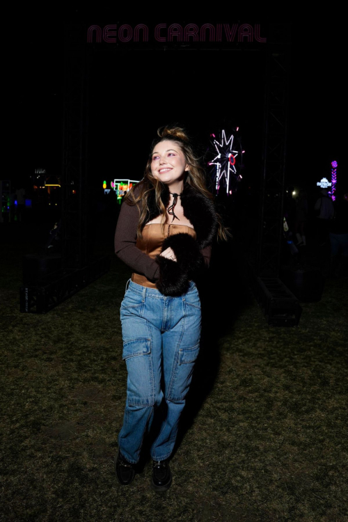 Sammi Hanratty at Neon Carnival during Coachella 1