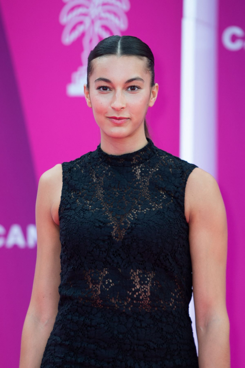 Sara Balzer on the Pink Carpet at Canneseries IFF in Cannes 2