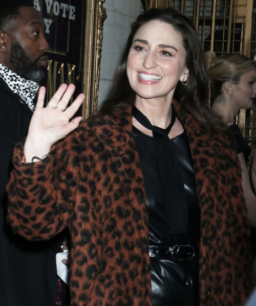 Sara Bareilles Arrives at Suffs Musical Opening Night 1